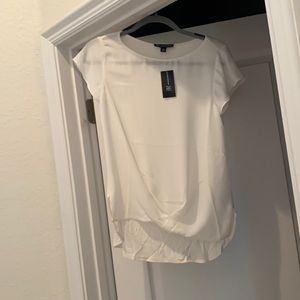 NWT INC brand shirt. Ivory colored. Size XS.